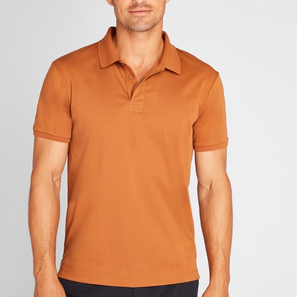Refined Short Sleeve Polo - New With Tags - NEVER WORN - Cardamom Khaki
